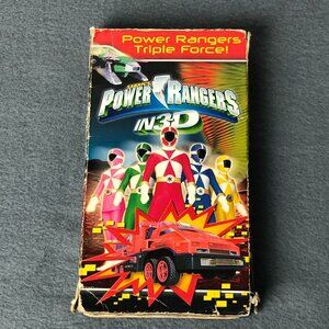 Vintage Power Rangers in 3D VHS Tape
